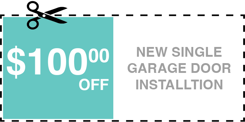 100 off garage door repair