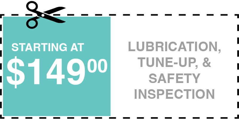 149 garage door MAINTENANCE