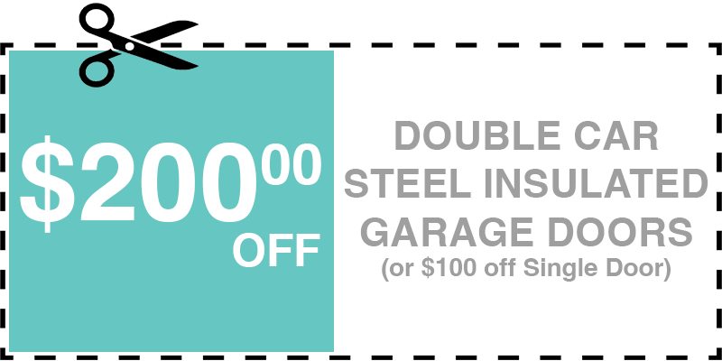 200 off garage door repair