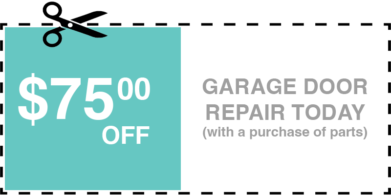 75 off garage door repair