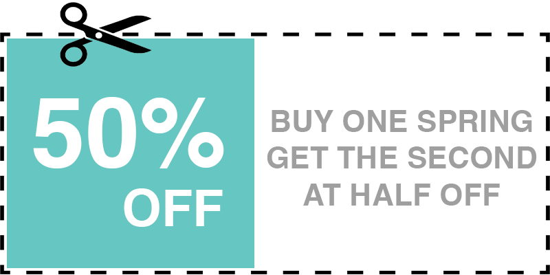HALF OFF GARAGE SPRING